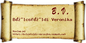 Bölcsföldi Veronika névjegykártya